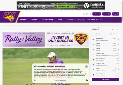 UNI Athletics capture - 2025-04-14 21:47:43