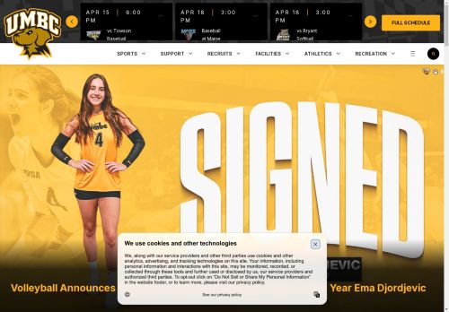 UMBC Athletics capture - 2025-04-14 22:19:10