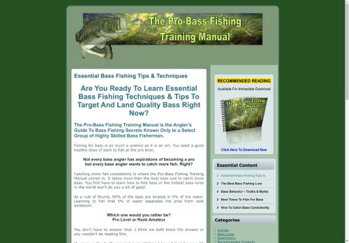 The Pro-Bass Fishing Training Manual capture - 2025-04-14 23:57:51
