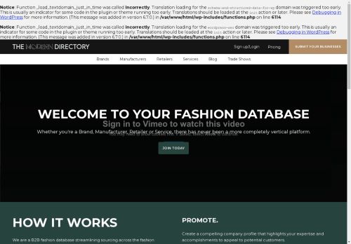 The Modern Directory capture - 2025-04-15 00:02:00