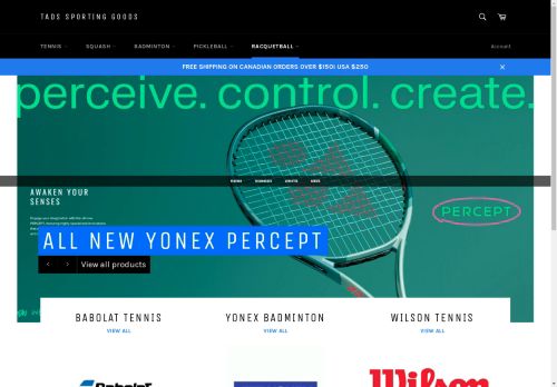 Tad's Sporting Goods capture - 2025-04-15 02:31:10