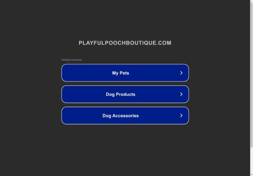 The Playful Pooch Boutique capture - 2025-04-15 03:18:34