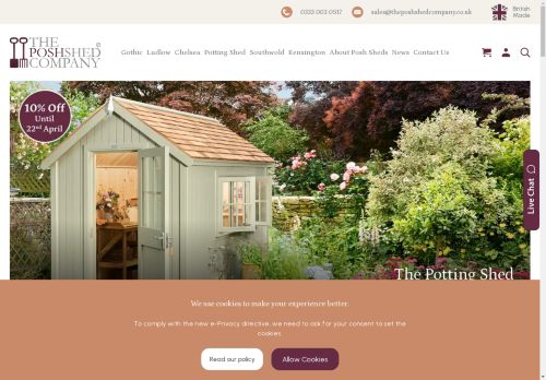 The Posh Shed Company capture - 2025-04-15 03:39:53