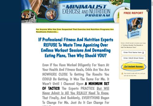 The Minimalist Exercise Program capture - 2025-04-15 03:40:52