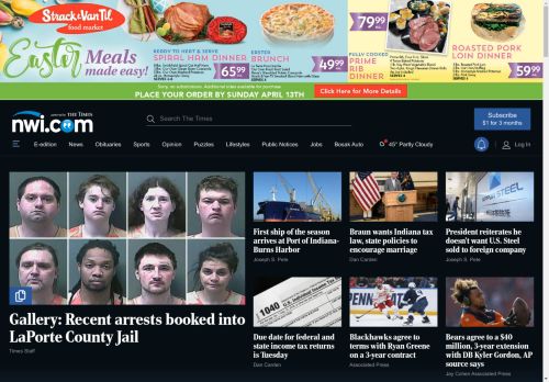 The Times of Northwest Indiana capture - 2025-04-15 05:01:12