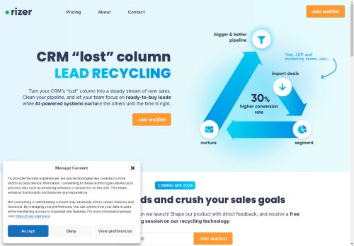 Rizer CRM capture - 2025-04-15 05:54:24