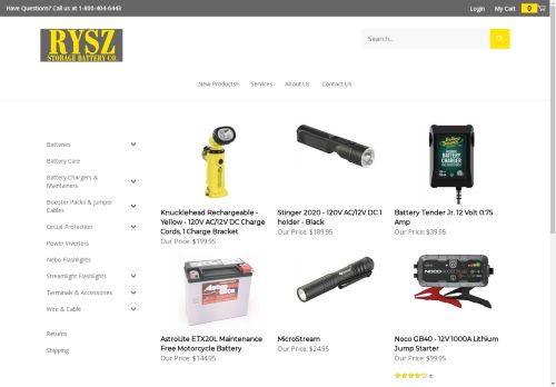 Rysz Storage Battery Company capture - 2025-04-15 06:07:22