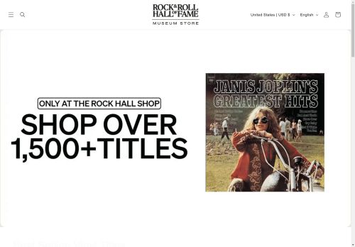 Rock & Roll Hall of Fame Store capture - 2025-04-15 08:45:42