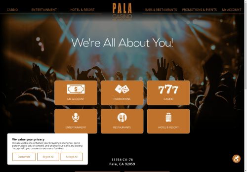 Pala Casino Spa Resort capture - 2025-04-15 09:52:52