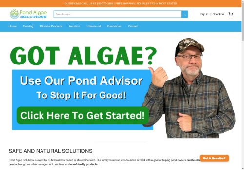 Pond Algae Solutions capture - 2025-04-15 11:02:25