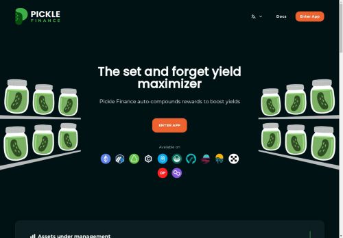 Pickle Finance capture - 2025-04-15 12:21:30