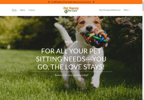 Pet Nanny Pet Care capture - 2025-04-15 13:23:42