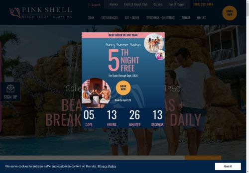 Pink Shell Beach Resort & Marina capture - 2025-04-15 13:34:16