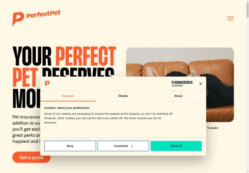 Perfect Pet Insurance capture - 2025-04-15 13:42:07