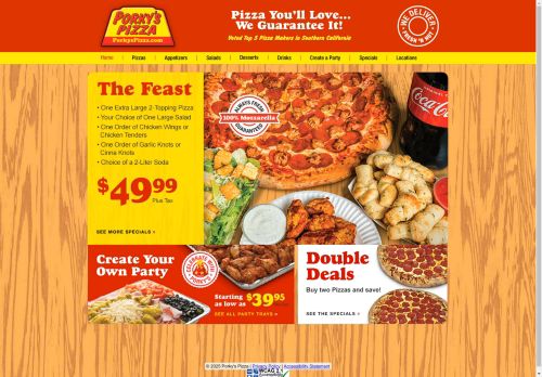 Porkys Pizza capture - 2025-04-15 14:17:48