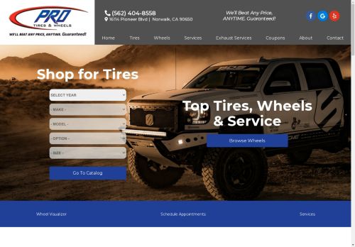 Pro Tires and Wheels capture - 2025-04-15 14:33:17