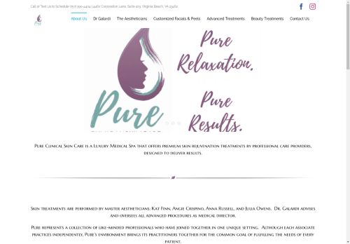 Pure Clinical Skin Care capture - 2025-04-15 14:56:08