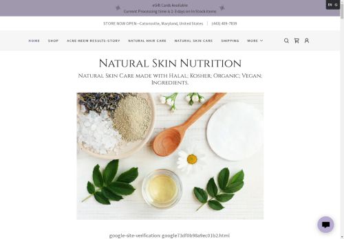 Natural Skin Nutrition capture - 2025-04-15 18:31:18