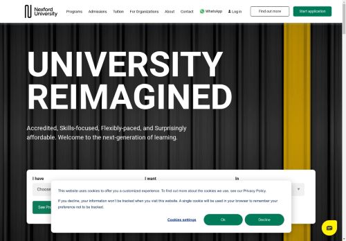 Nexford University capture - 2025-04-15 19:26:37