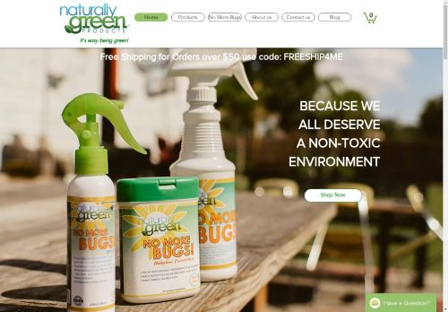 Naturally Green Products capture - 2025-04-15 19:55:56