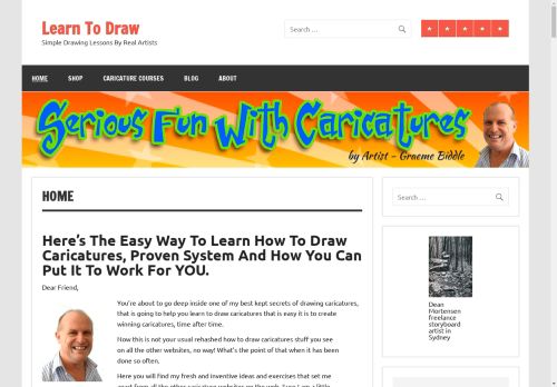 Learn To Draw Caricatures capture - 2025-04-15 22:16:52