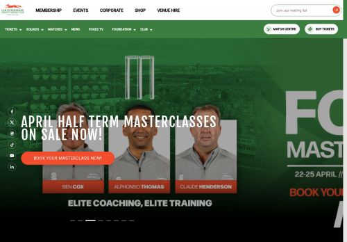 Leicestershire County Cricket Club capture - 2025-04-15 22:29:45