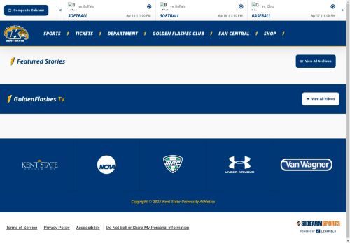 Kent State University Golden Flashes capture - 2025-04-16 00:43:23