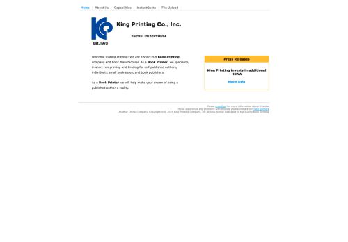 King Printing Company capture - 2025-04-16 01:59:10