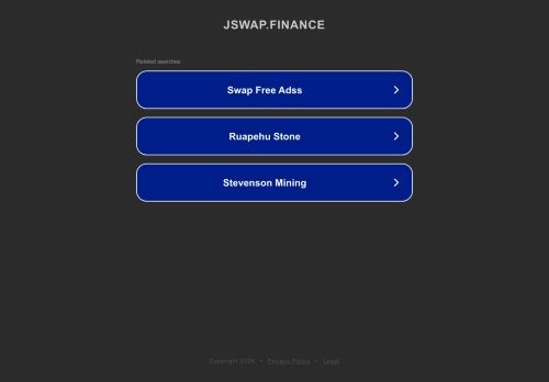 Jswap.Finance capture - 2025-04-16 02:31:16