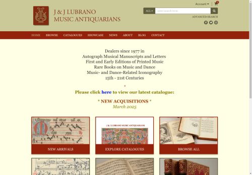 J & J Lubrano Music Antiquarians capture - 2025-04-16 04:18:27