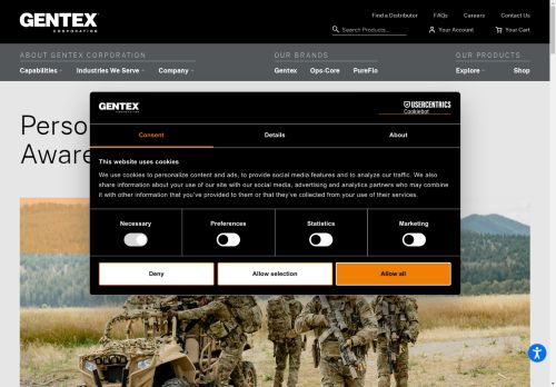 Gentex Corporation capture - 2025-04-16 04:52:12