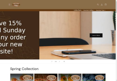 GourmetCoffees capture - 2025-04-16 05:33:06