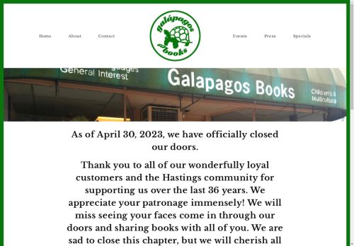 Galapagos Books capture - 2025-04-16 05:40:00
