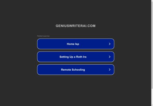 GeniusWriterAI capture - 2025-04-16 05:47:58