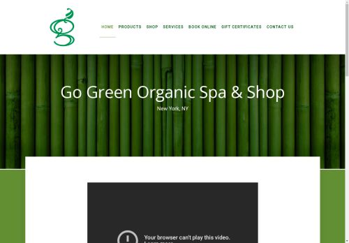 Go Green Organic Spa & Shop capture - 2025-04-16 06:07:50