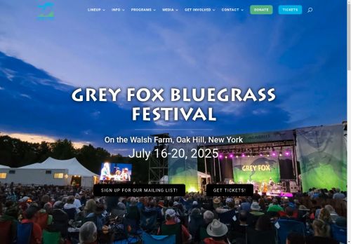 Grey Fox Bluegrass Festival capture - 2025-04-16 06:20:23