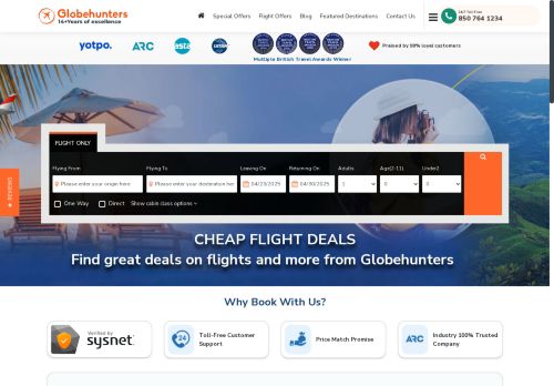 Globehunters US capture - 2025-04-16 06:30:53