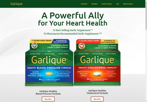 Garlique Garlic Supplement capture - 2025-04-16 07:15:07