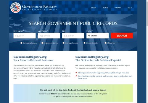 GovernmentRegistry.org capture - 2025-04-16 07:54:57