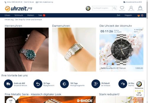 Uhrzeit.org capture - 2025-04-16 08:13:07