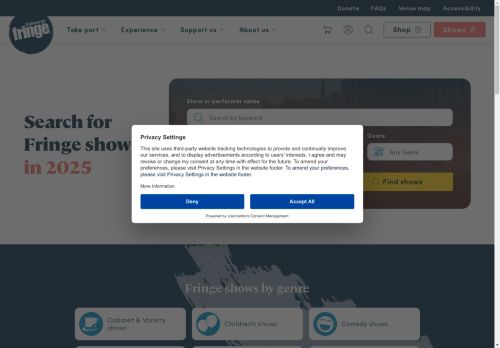 Edinburgh Festival Fringe capture - 2025-04-16 11:46:59