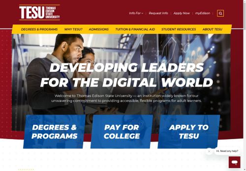 Thomas Edison State University capture - 2025-04-16 12:49:07