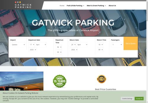 Gatwick Airport Parking capture - 2025-04-16 14:19:21