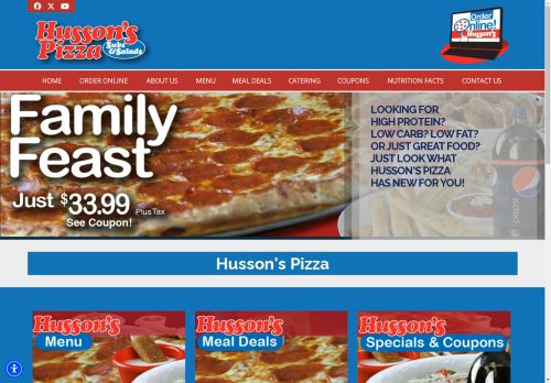 Husson's Pizza capture - 2025-04-16 15:12:38