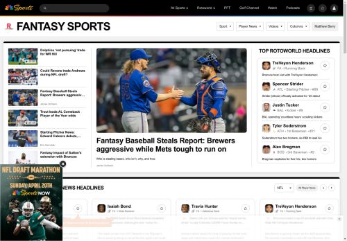 Rotoworld capture - 2025-04-16 16:02:26