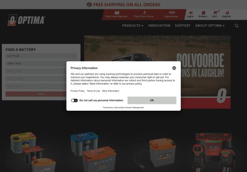 Optima Batteries capture - 2025-04-16 17:28:47