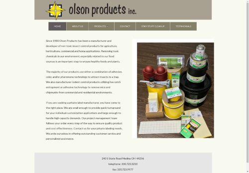 Olson Products capture - 2025-04-16 19:37:30