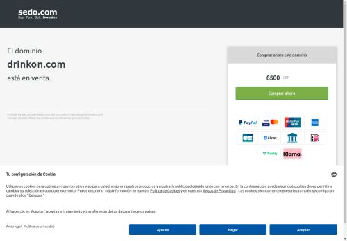 Drinkon.com capture - 2025-04-16 19:49:09
