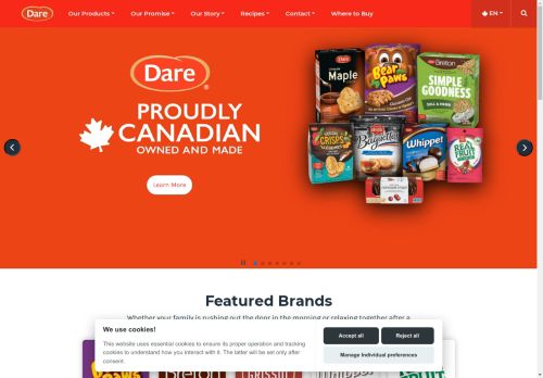 Dare Foods capture - 2025-04-16 20:59:50