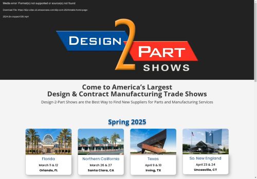 Design-2-Part Trade Shows capture - 2025-04-16 21:28:10
